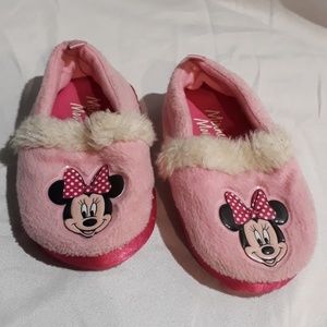 Mini Mouse Toddler Girls Slippers Size 7/8 M